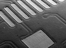Opening of solder resists